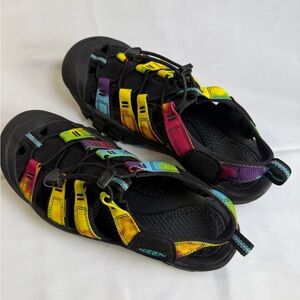 KEEN Women's Newport Retro Tie-Dye Multicolor Sandals-Women's 8.5